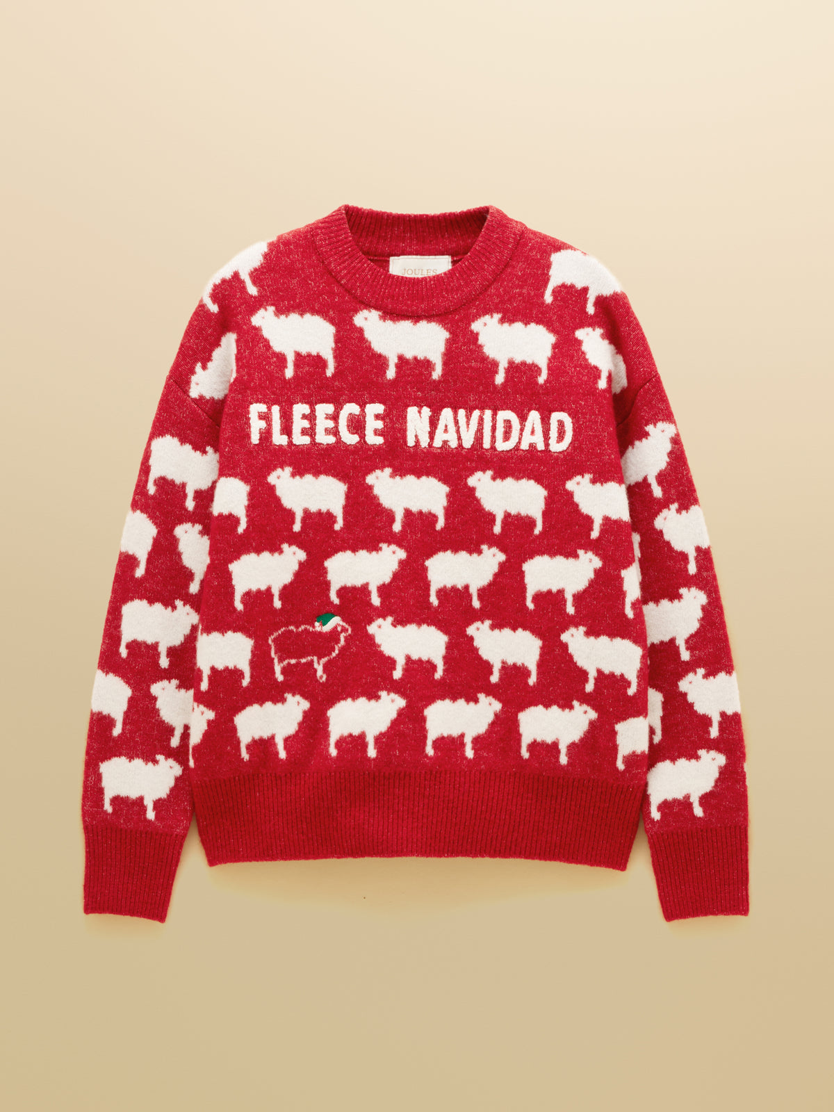 Joules Sheep Icon Crew Neck Knitted Jumper
