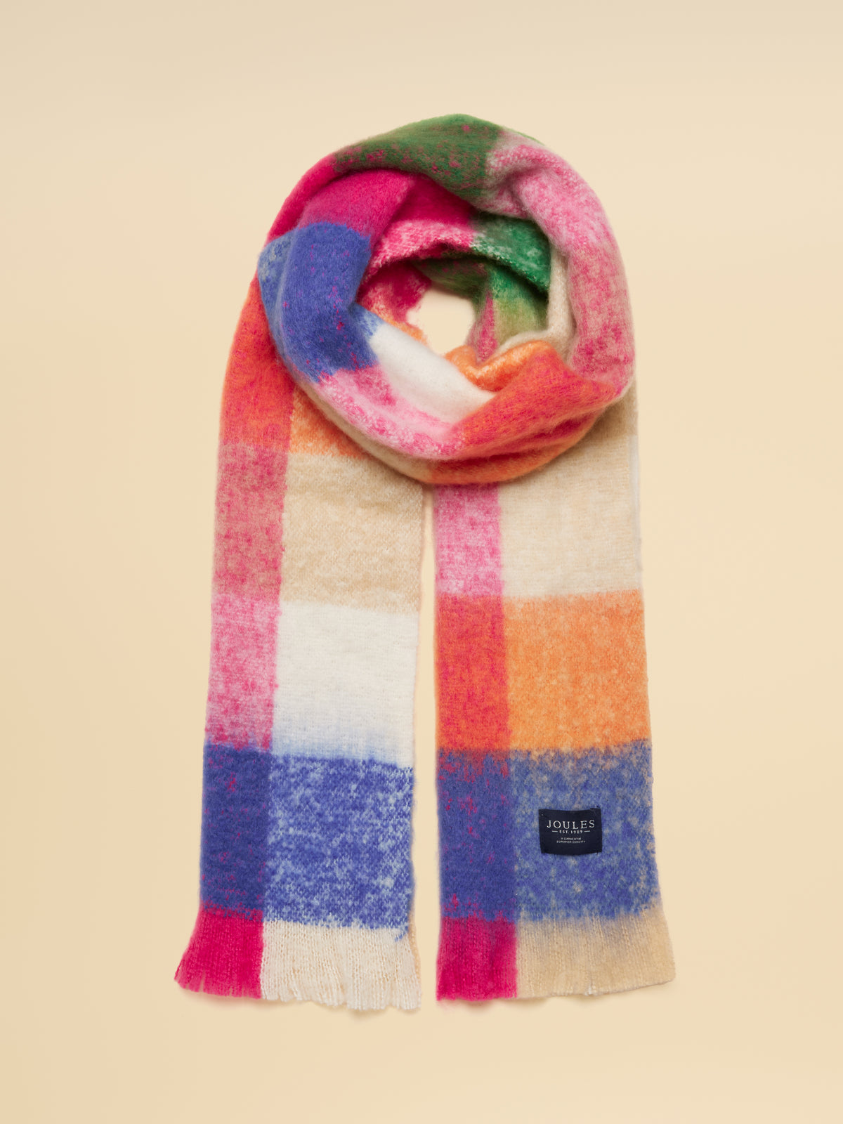 Joules Betsy Brushed Oversized Scarf