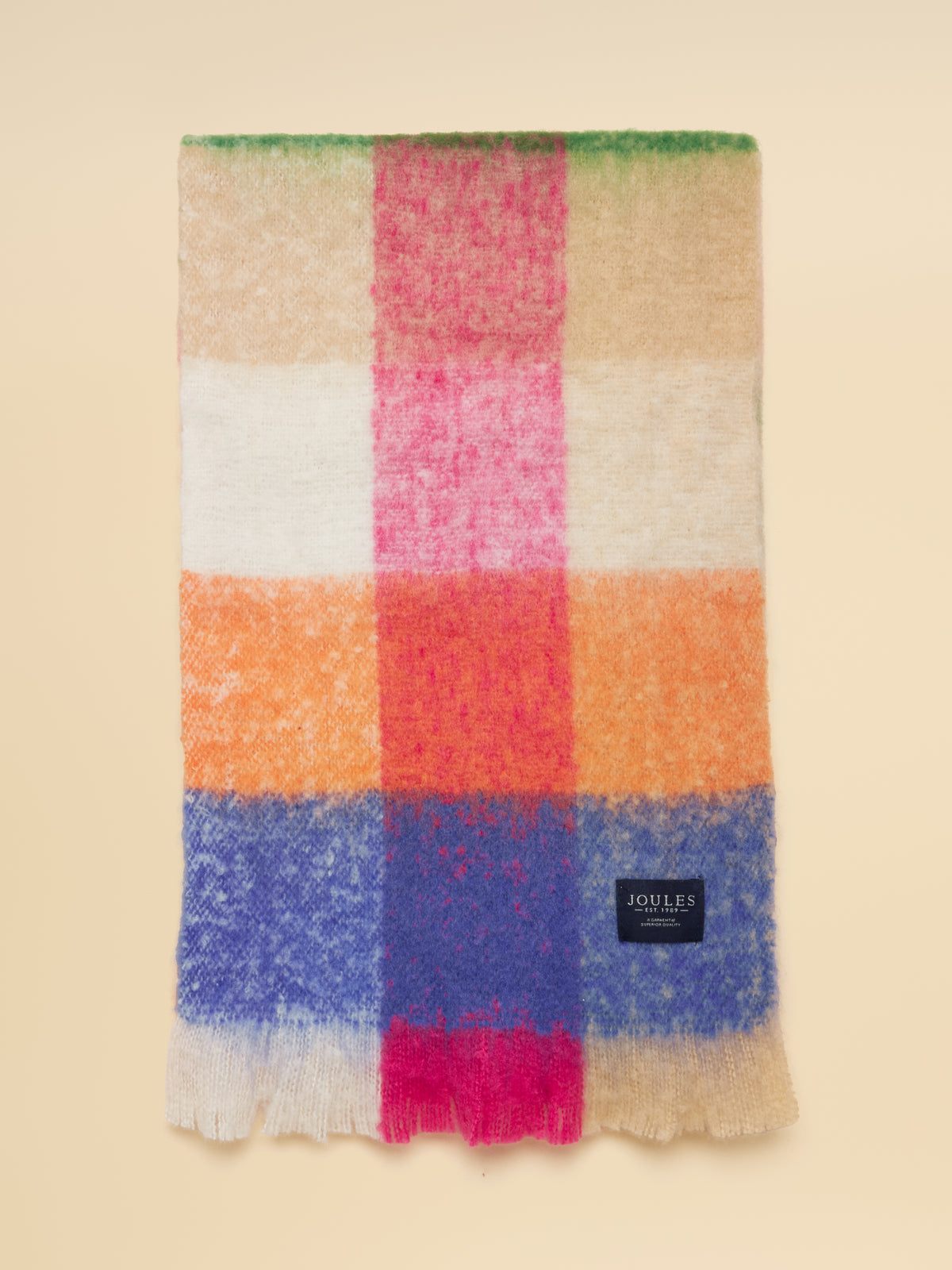 Joules Betsy Brushed Oversized Scarf