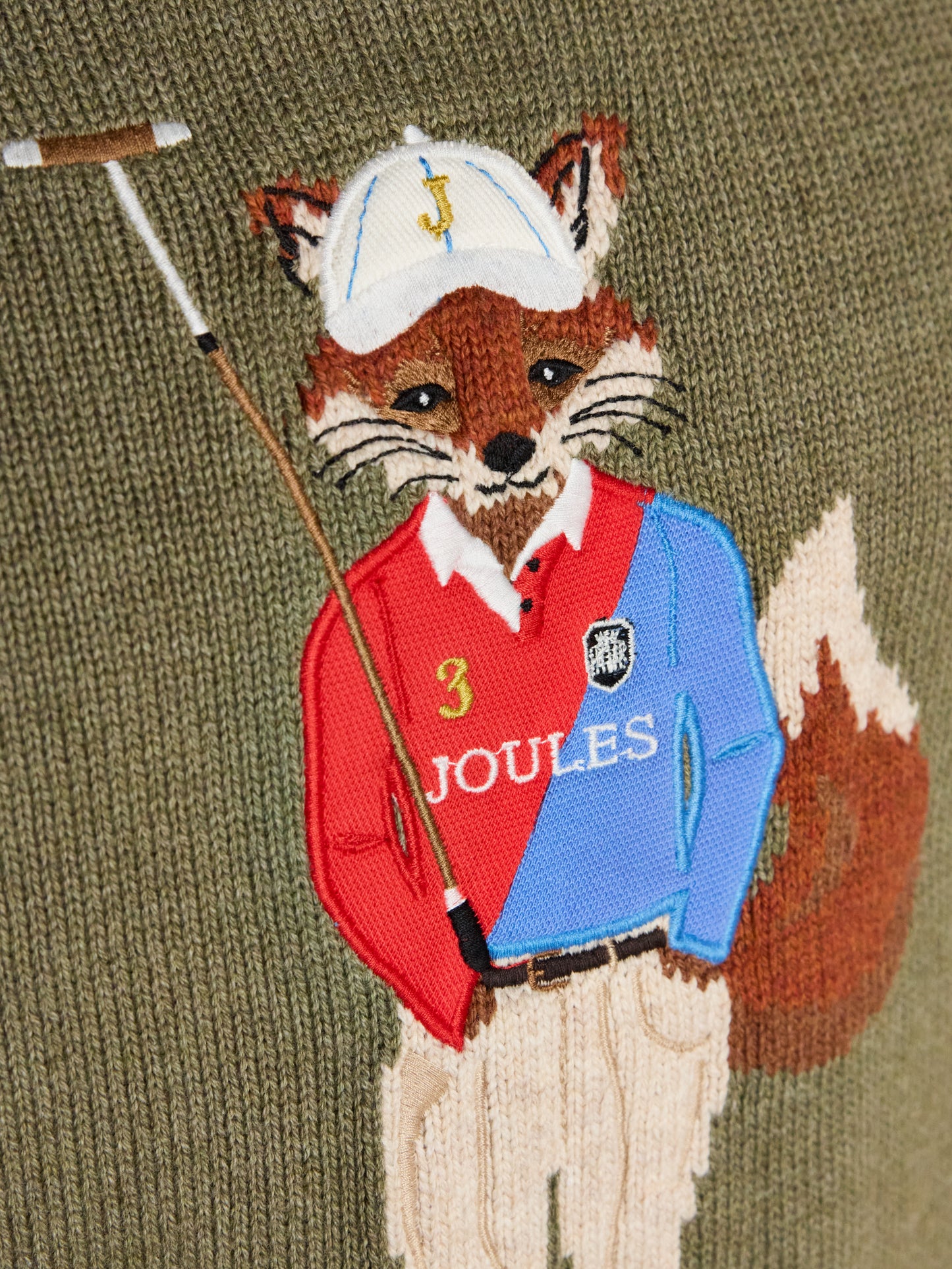 Joules Jonty Fox Crew Neck Knitted Jumper