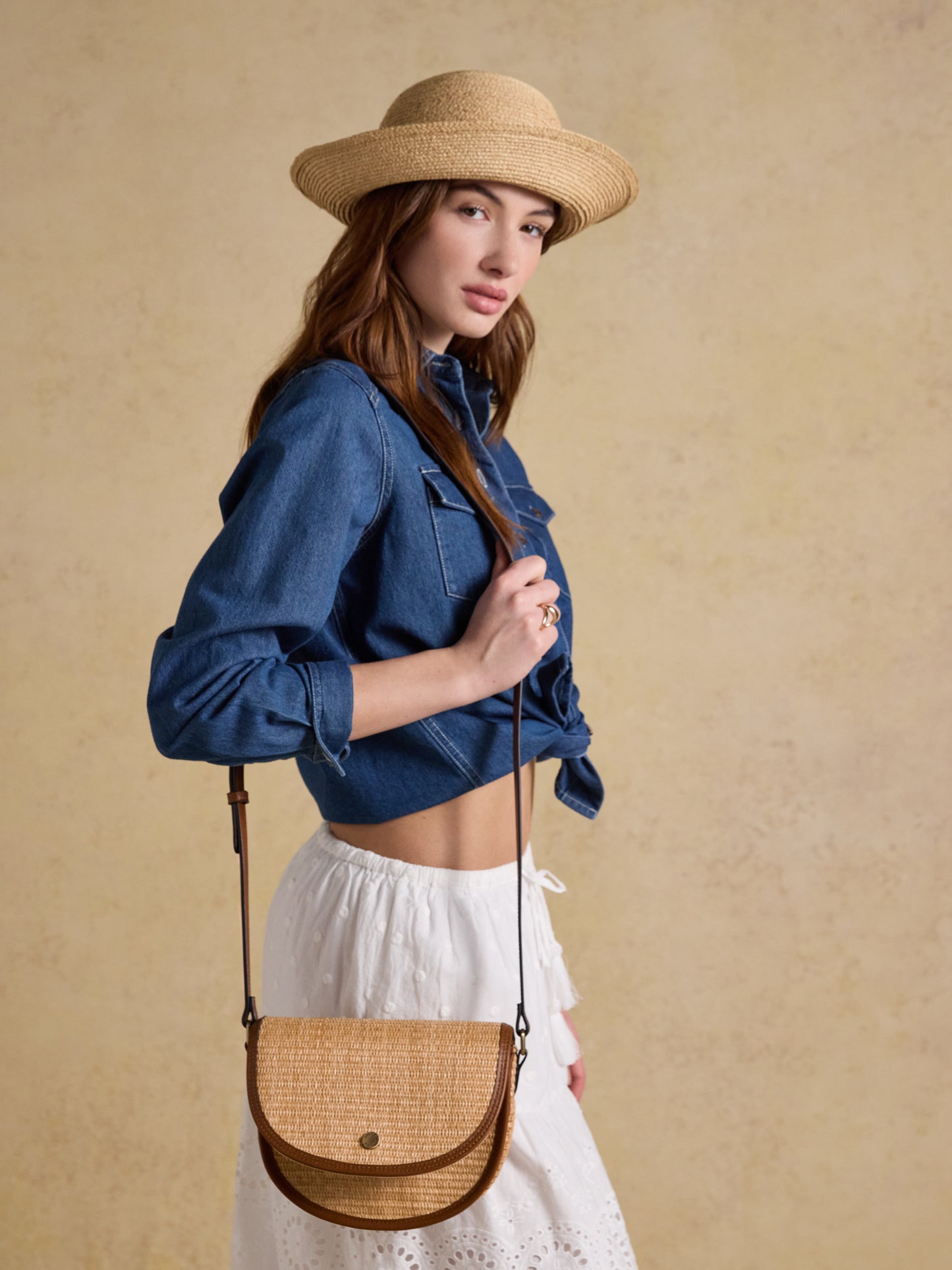 Joules Daphne Straw Bag