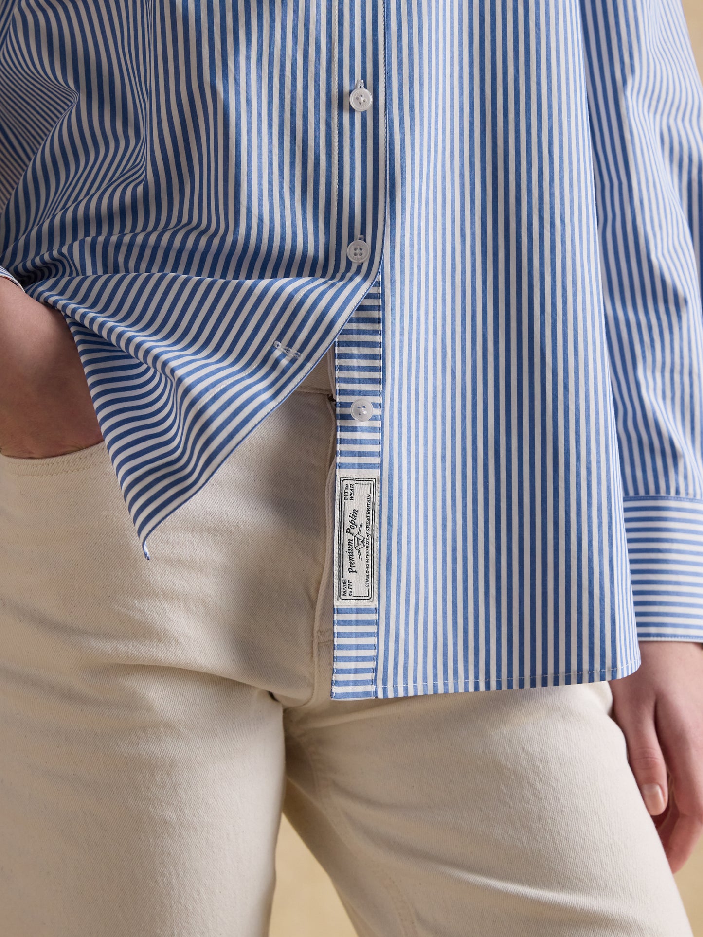 Joules Boyfriend Fit Poplin Shirt