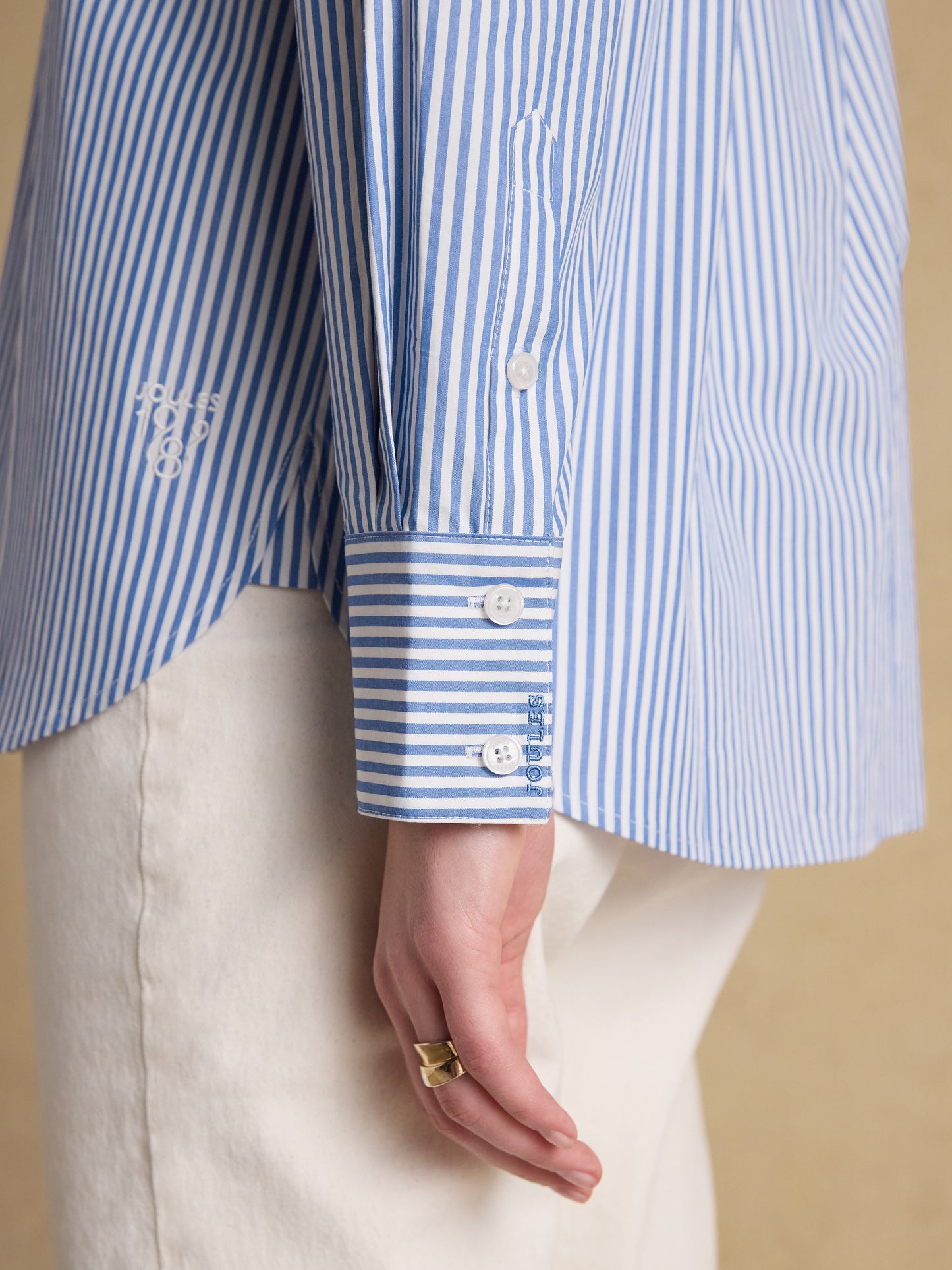 Joules Boyfriend Fit Poplin Shirt