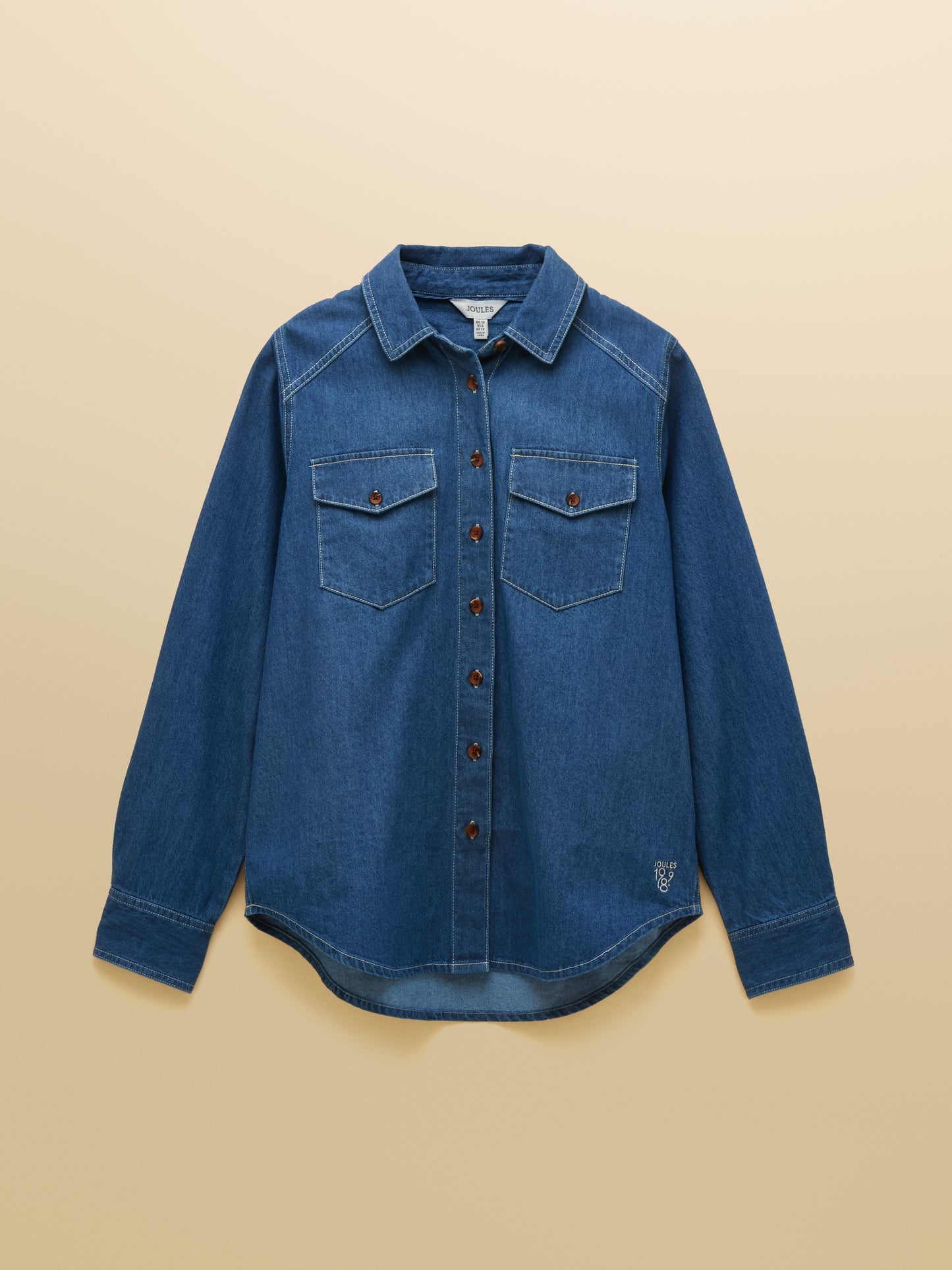 Joules Relaxed Fit Denim Shirt