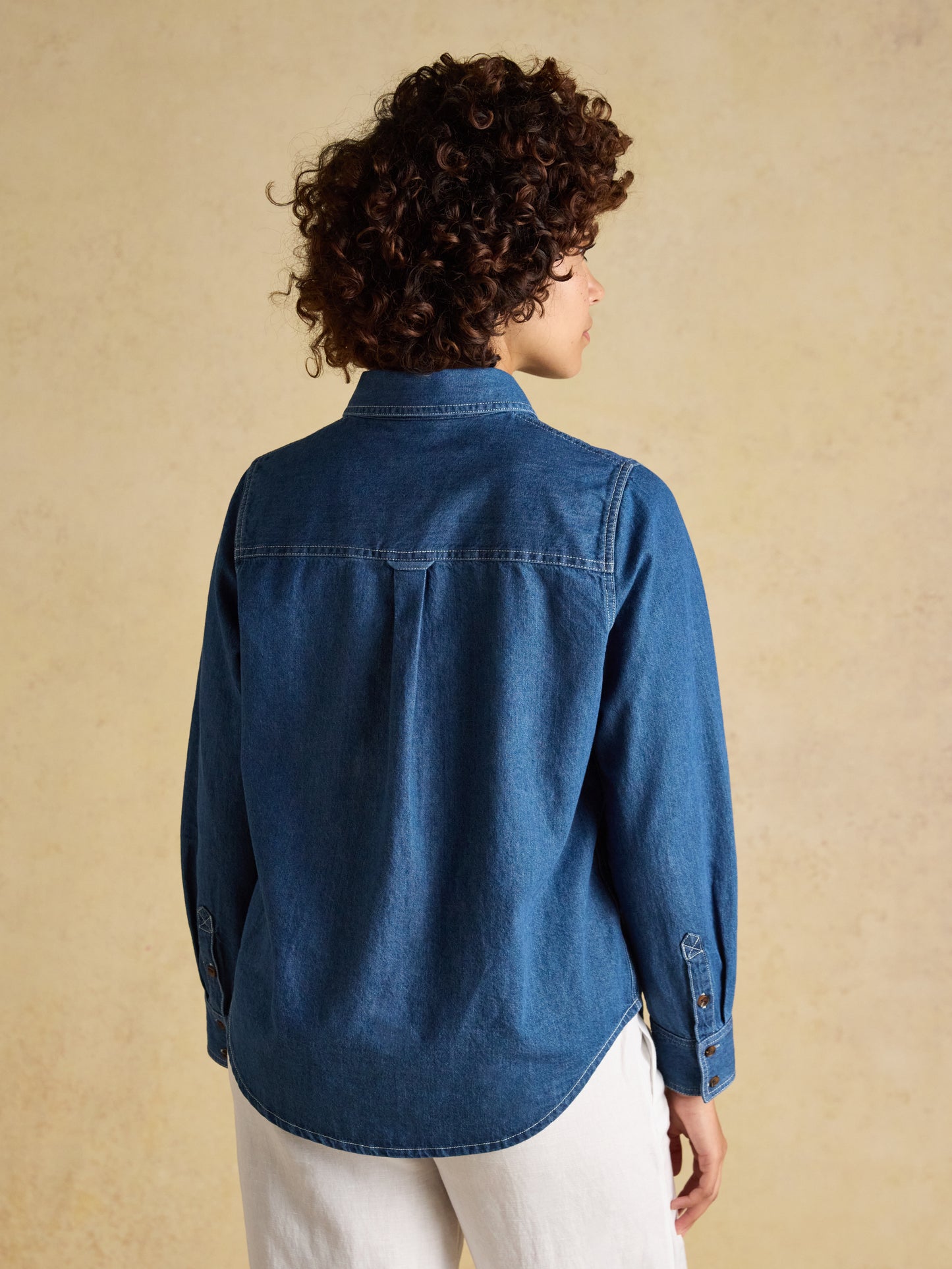 Joules Relaxed Fit Denim Shirt
