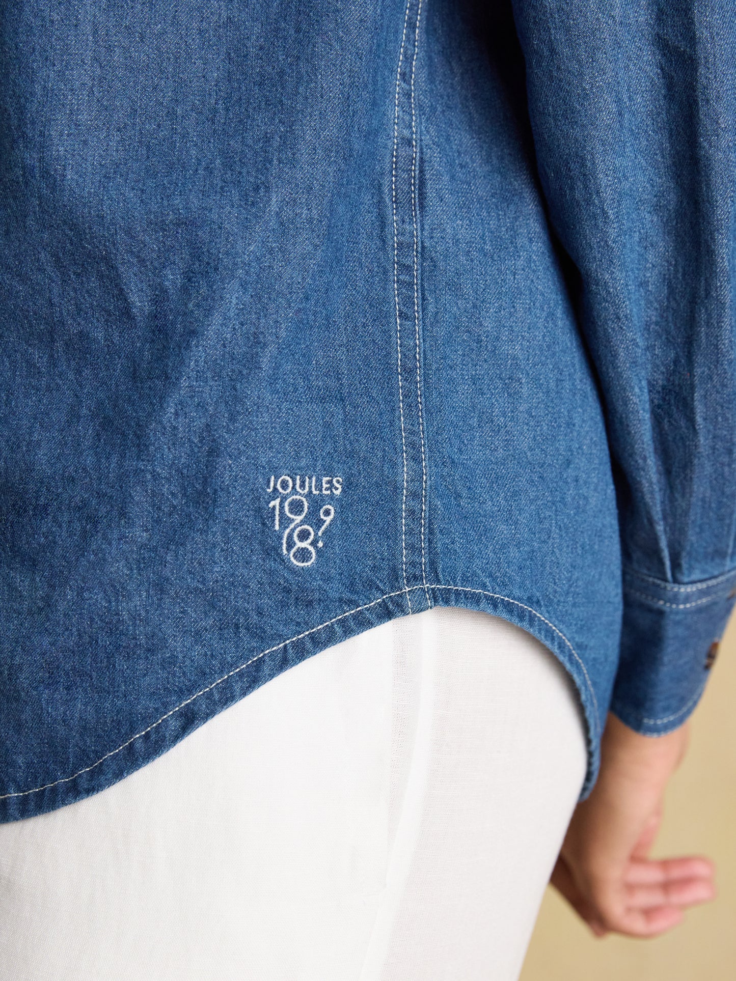 Joules Relaxed Fit Denim Shirt