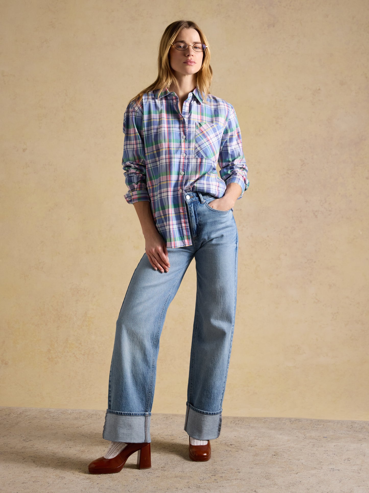 Joules Boyfriend Fit Oxford Shirt