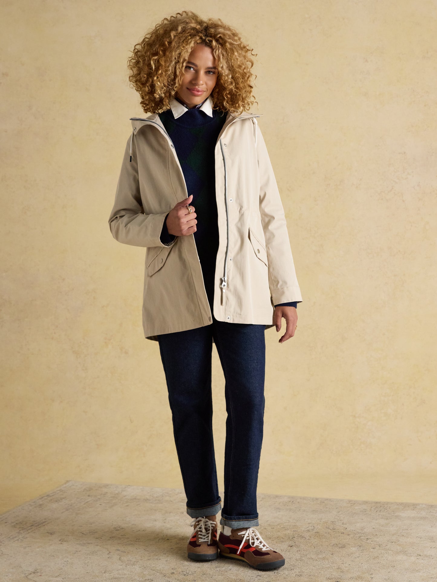 Joules Portwell Waterproof Raincoat with Hood
