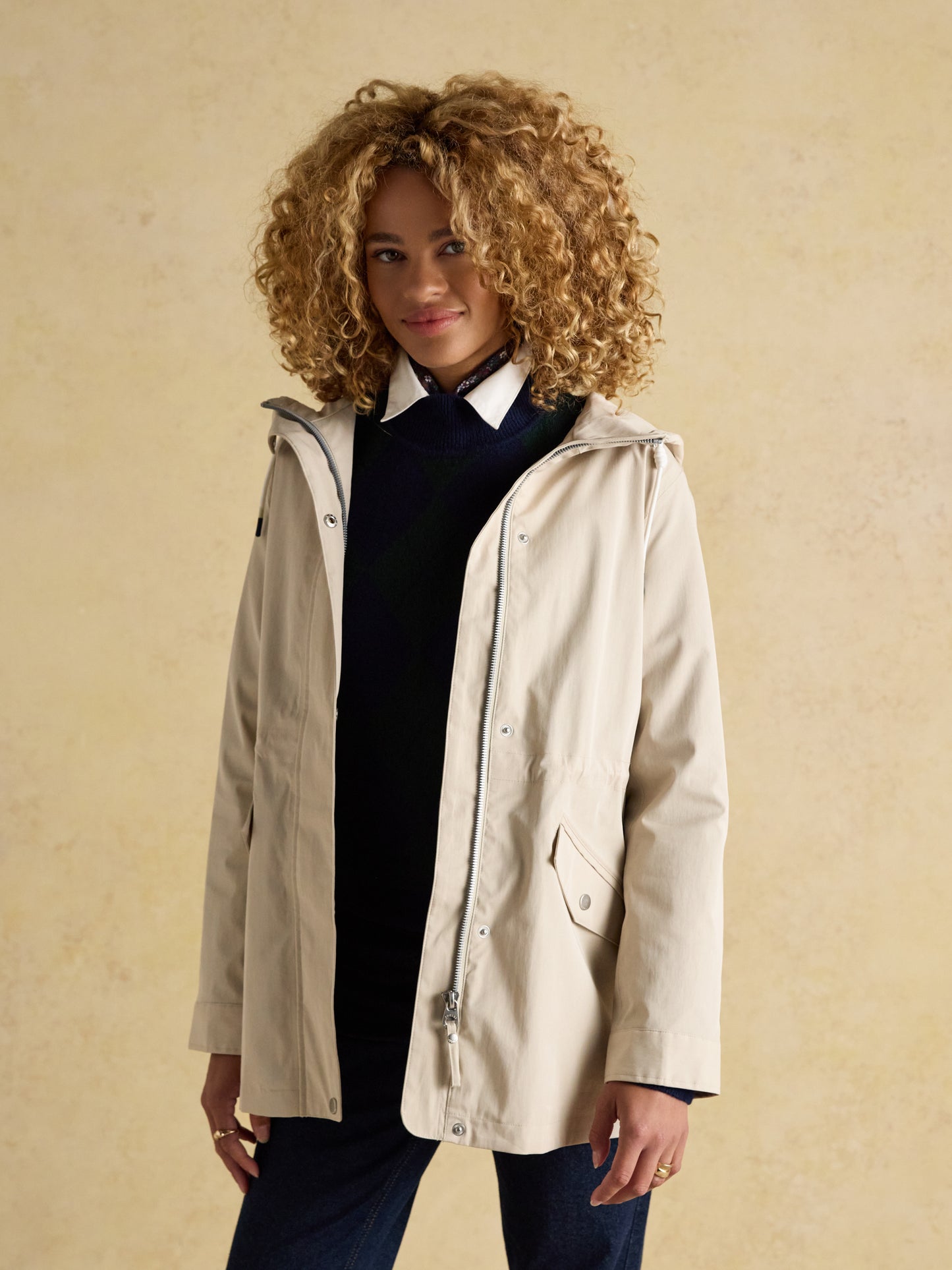 Joules Portwell Waterproof Raincoat with Hood