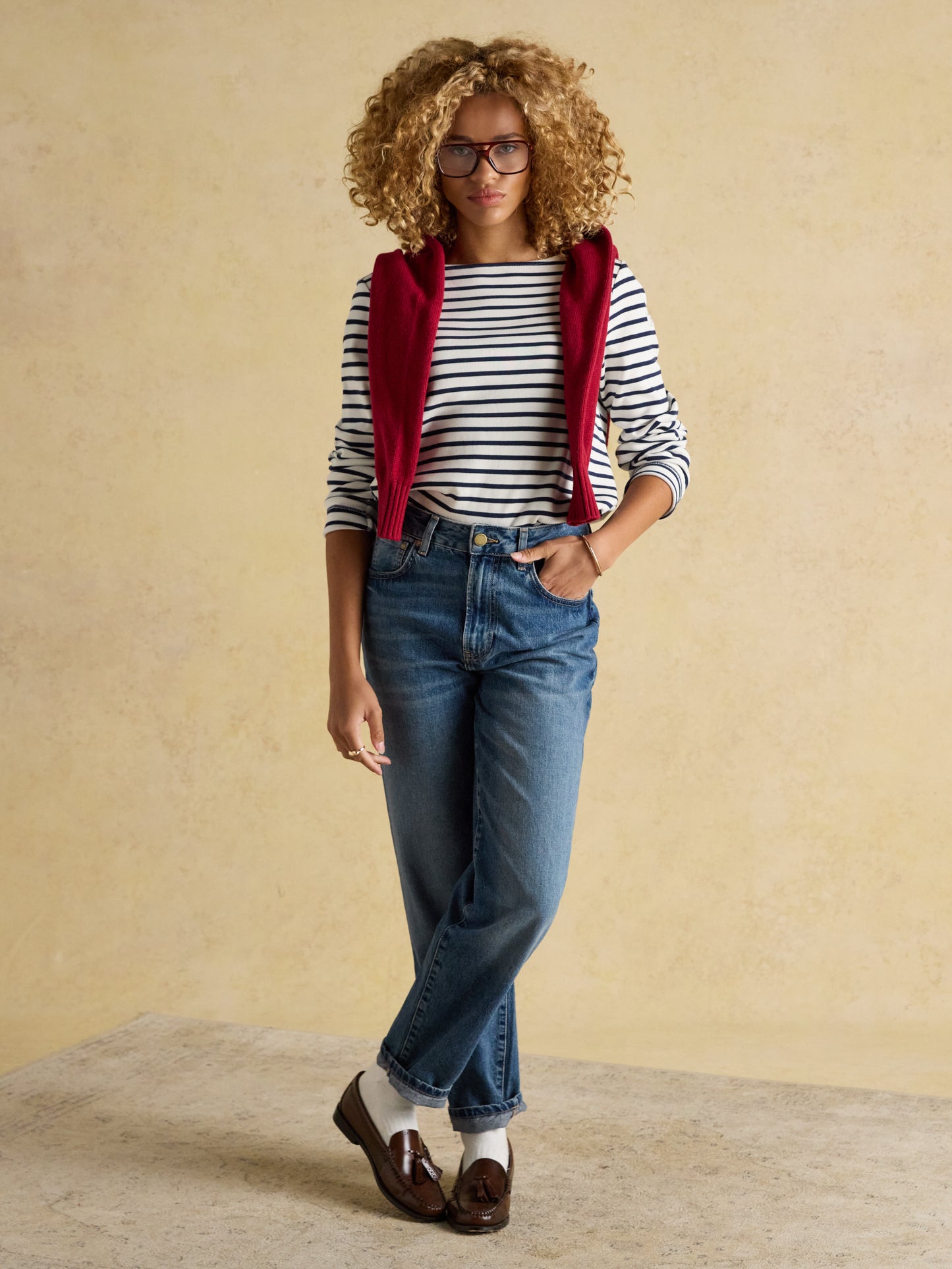 Joules Harbour Boat Neck Top