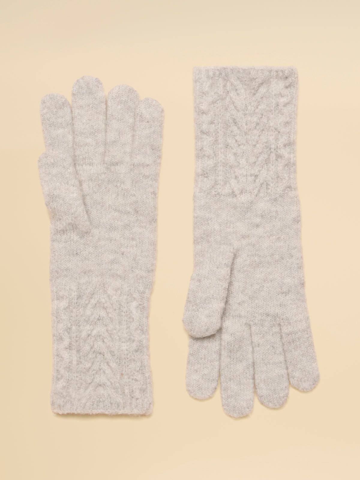 Joules Womens Knitted Cable Gloves