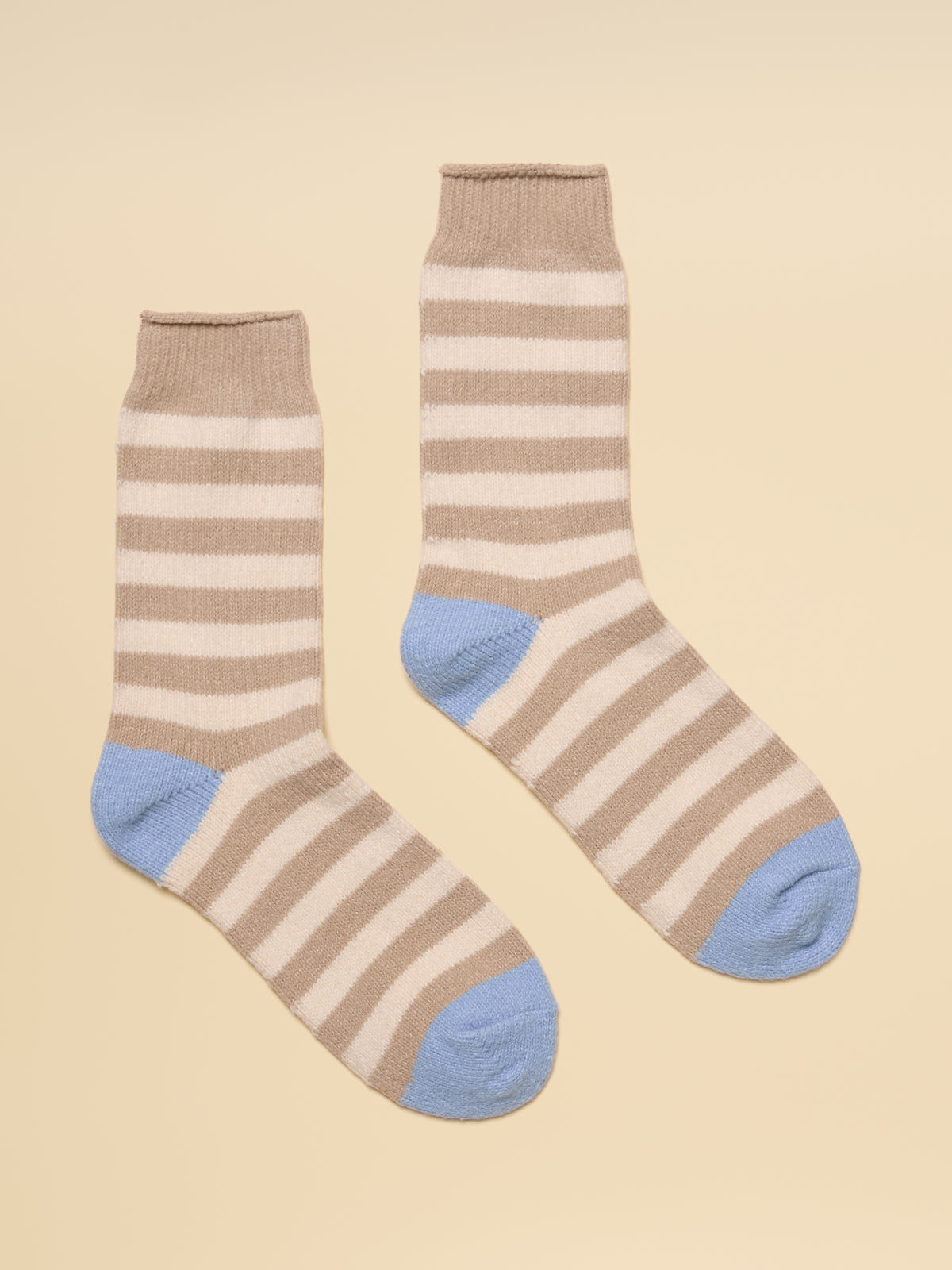 Joules Womens Cosy Intarsia Fleece Boot Socks with contrast heel and toe