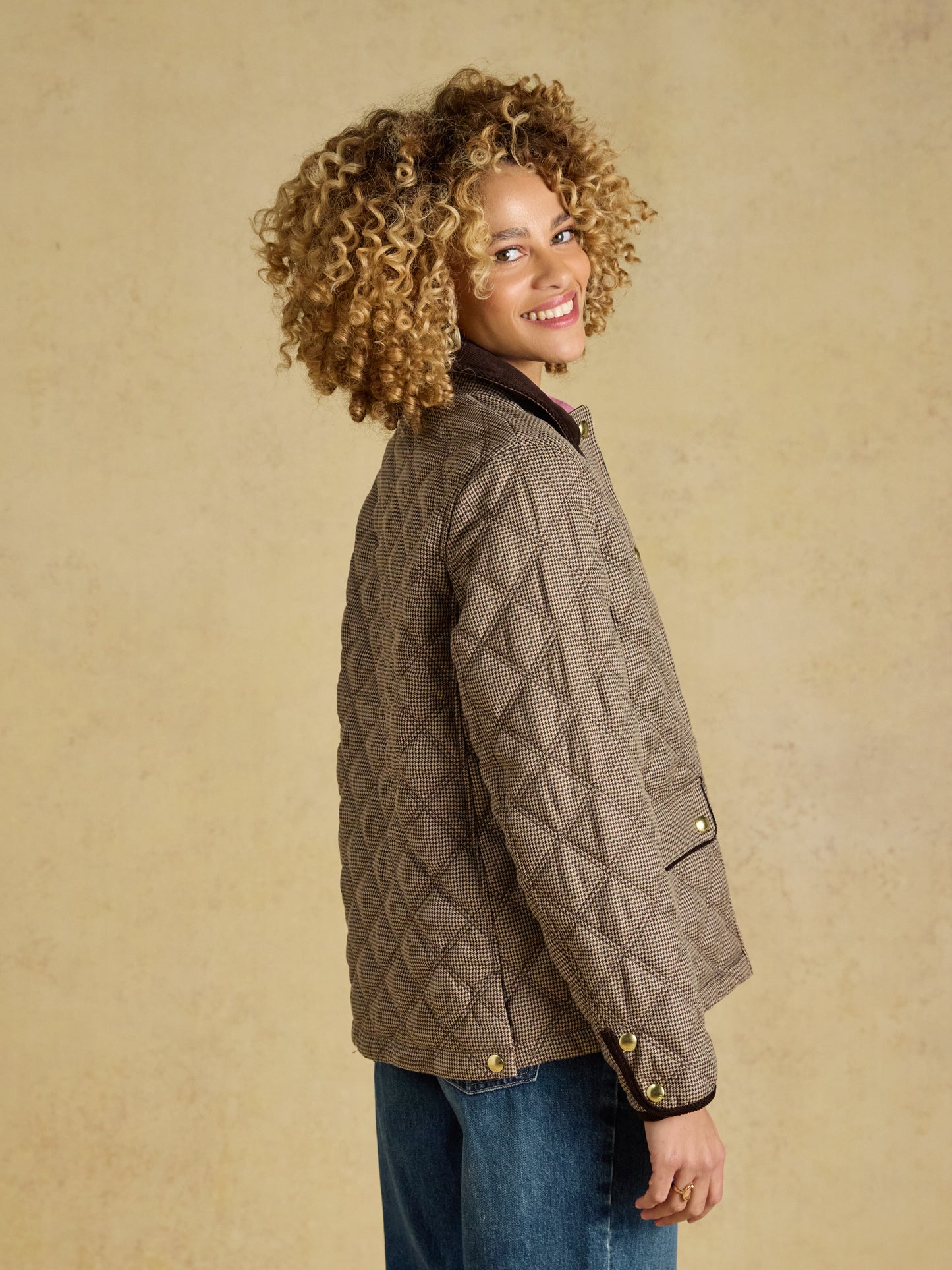 Joules Women's Harrogate Diamond Quilted Jacket