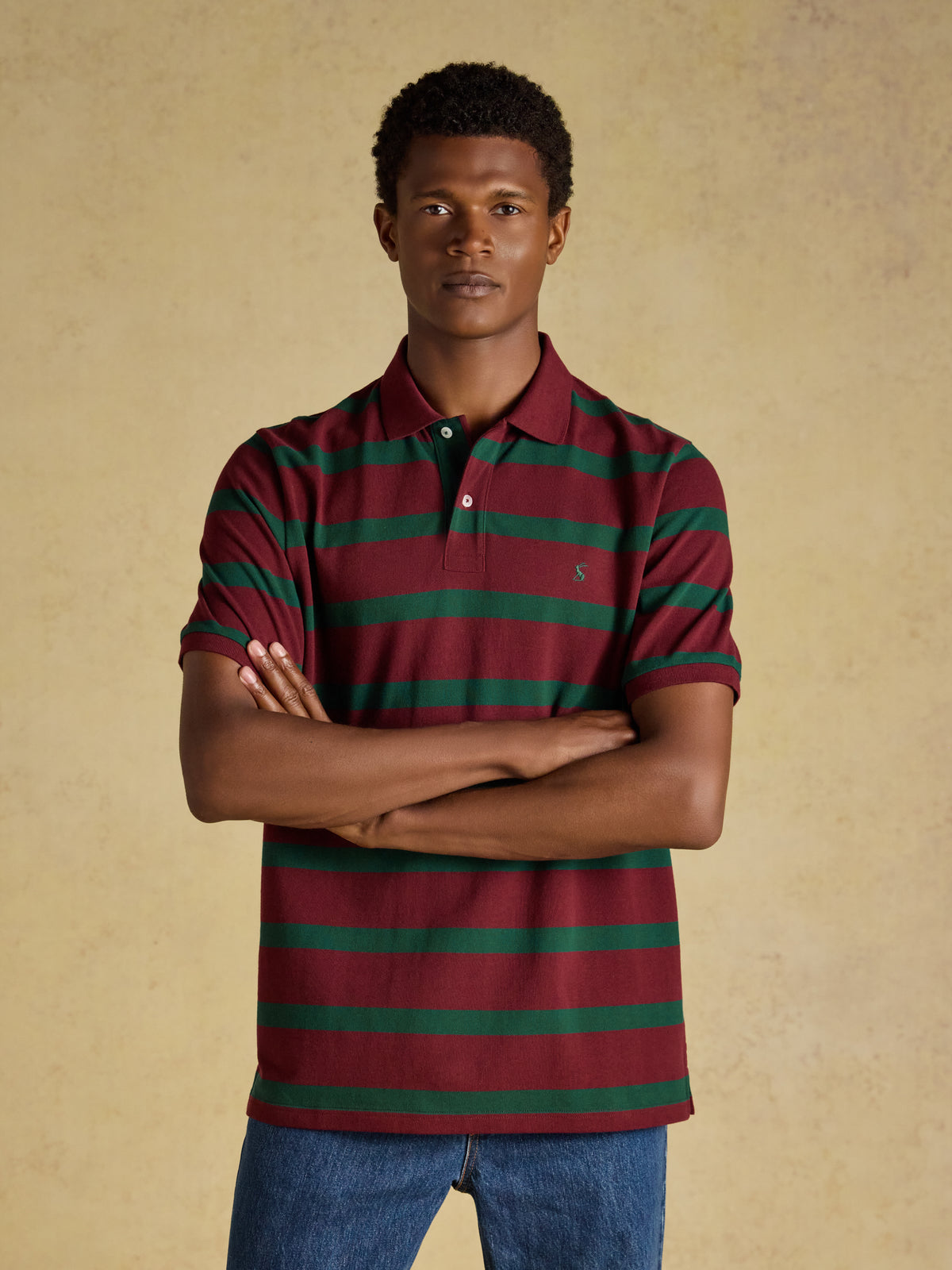Joules Woody Stripe Polo Shirt