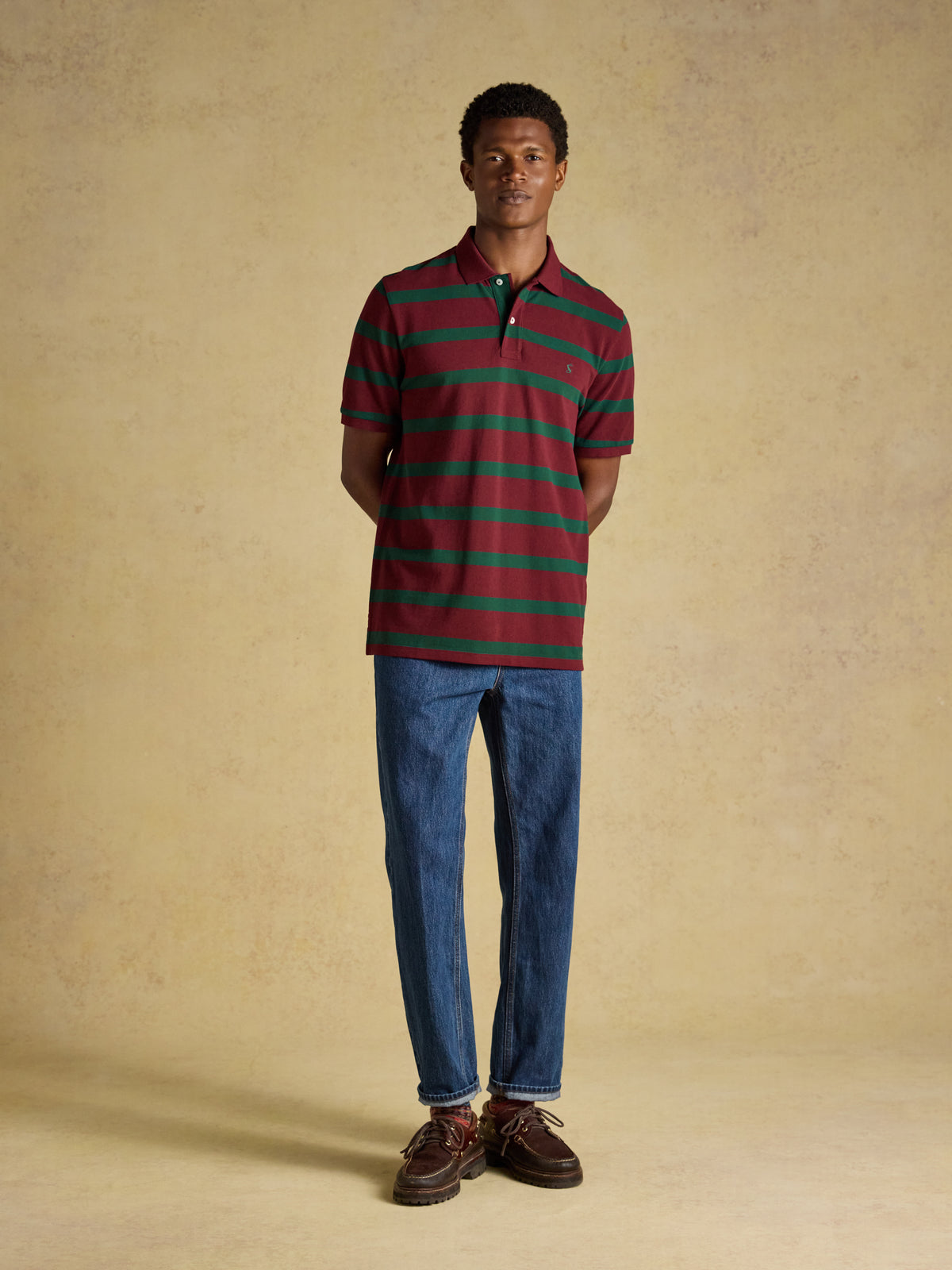 Joules Woody Stripe Polo Shirt