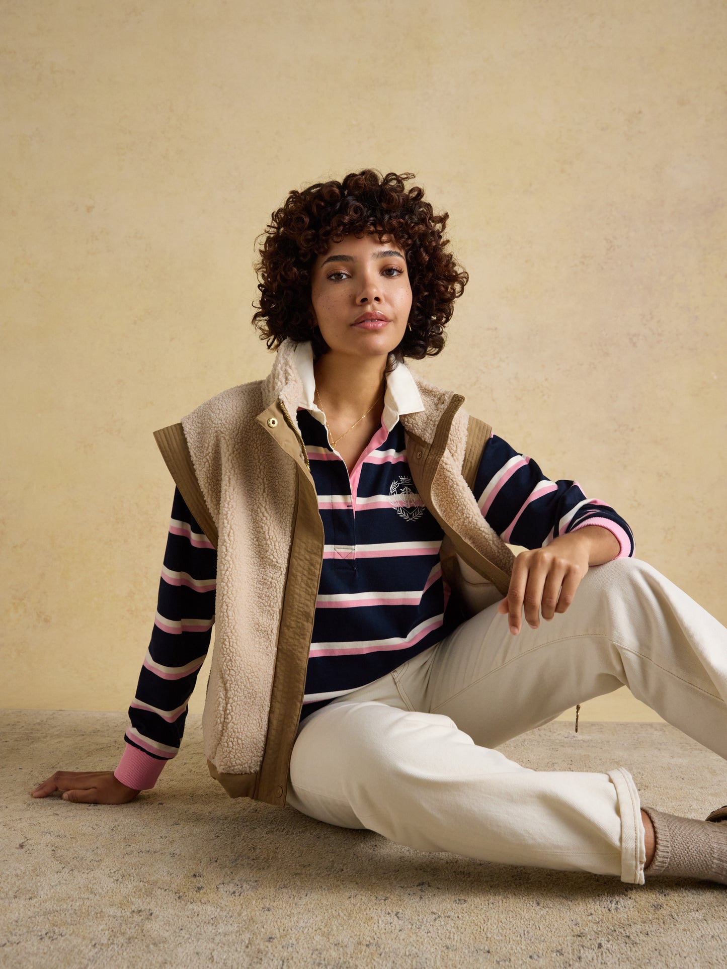 Joules Lara Boxy Fit Rugby Shirt