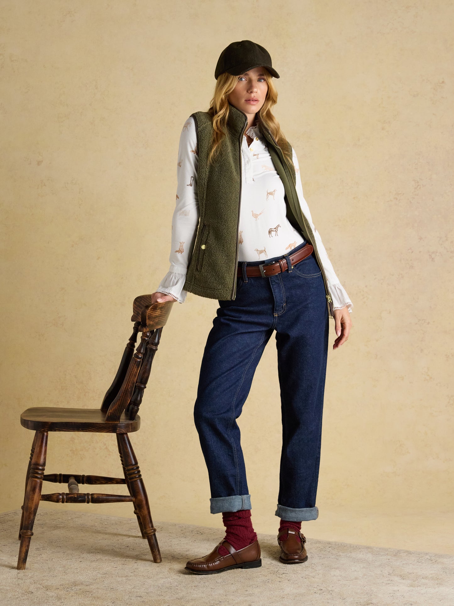 Joules Women's Borg Heritage Fleece Gilet