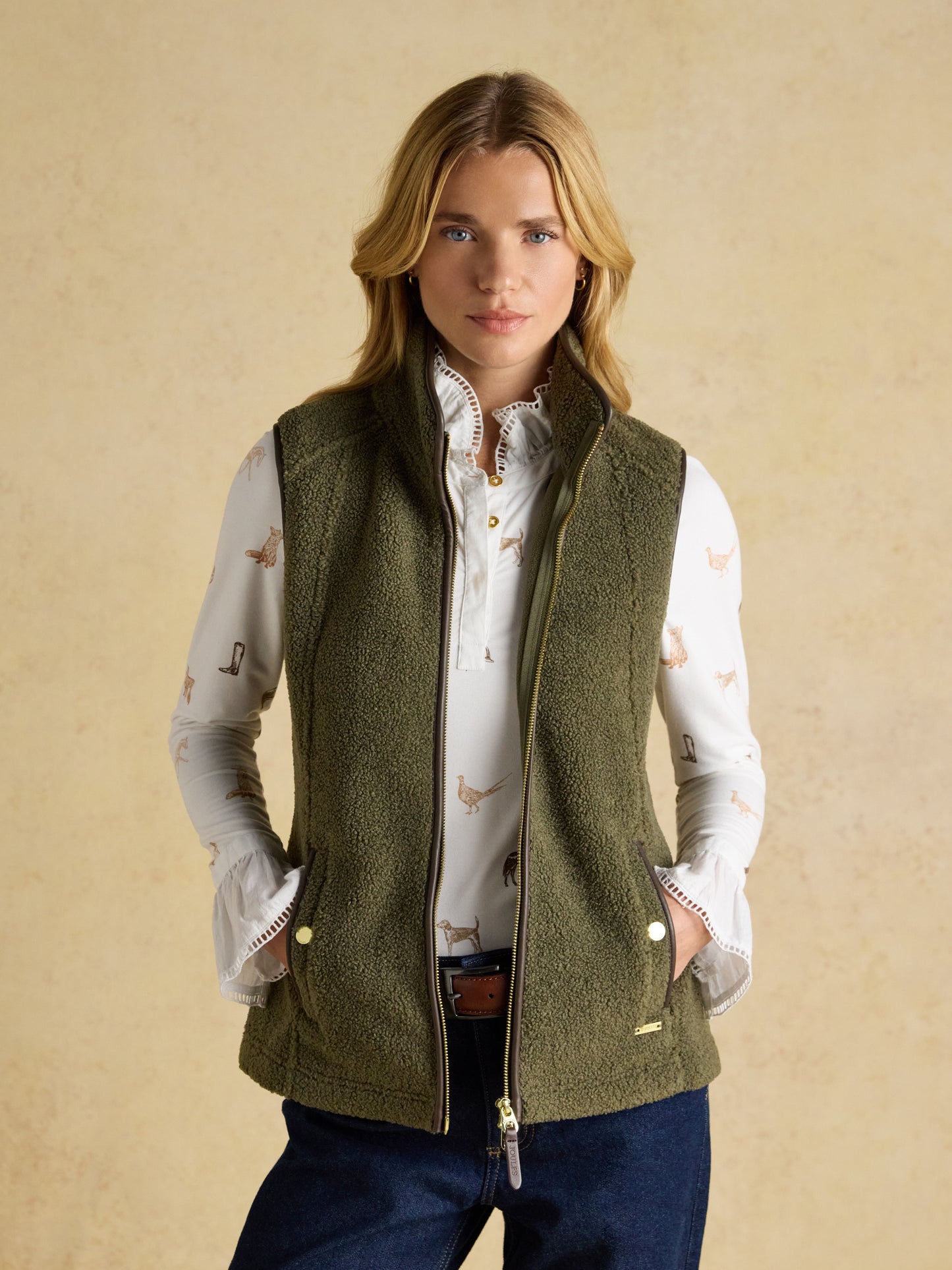 Joules Women's Borg Heritage Fleece Gilet