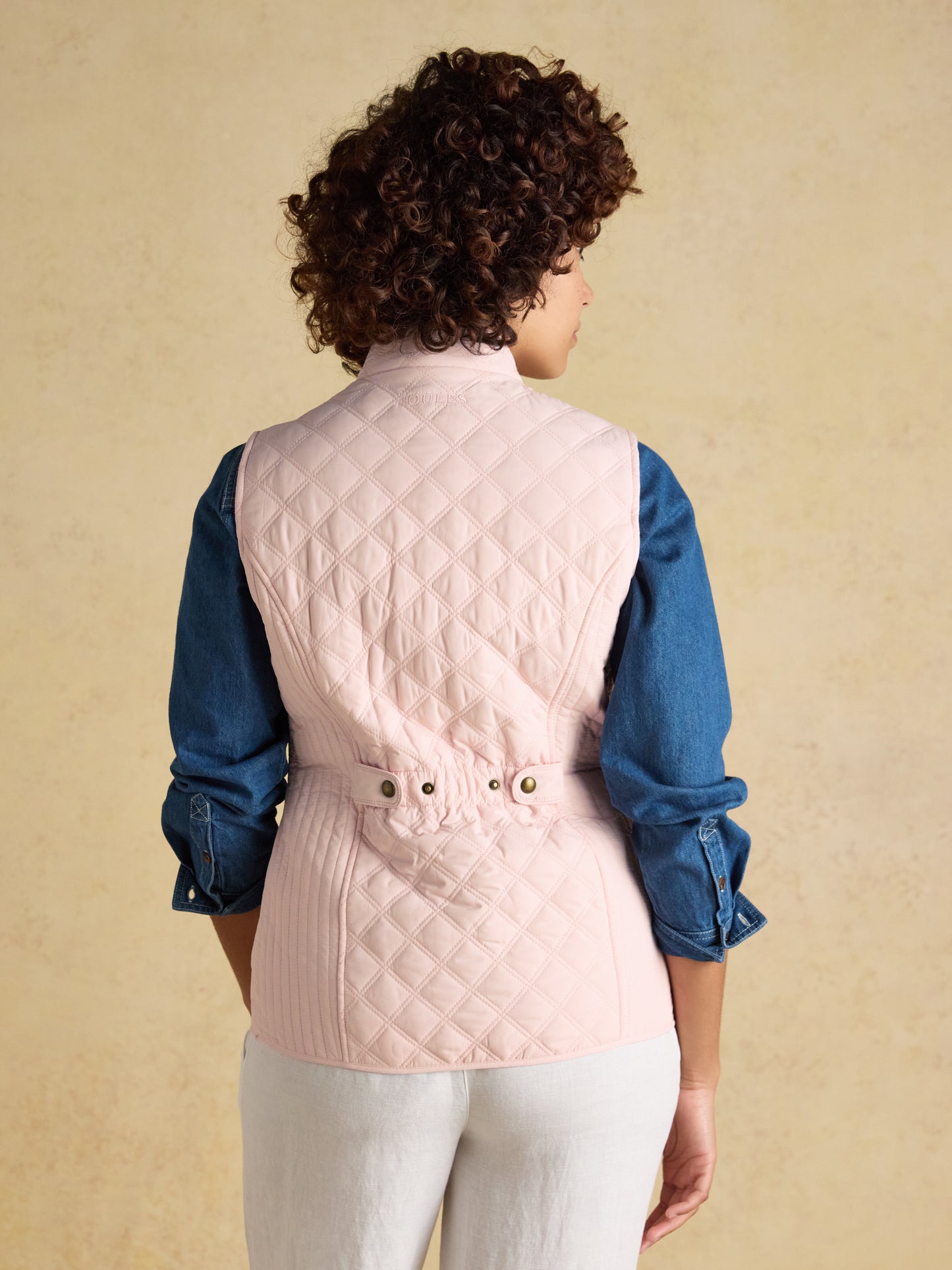 Joules Minx Showerproof Diamond Quilted Gilet
