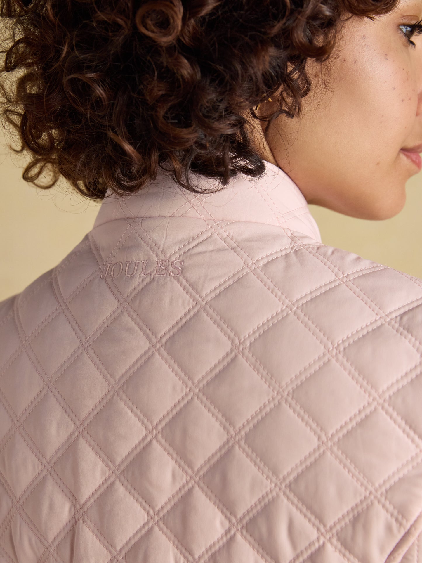 Joules Minx Showerproof Diamond Quilted Gilet