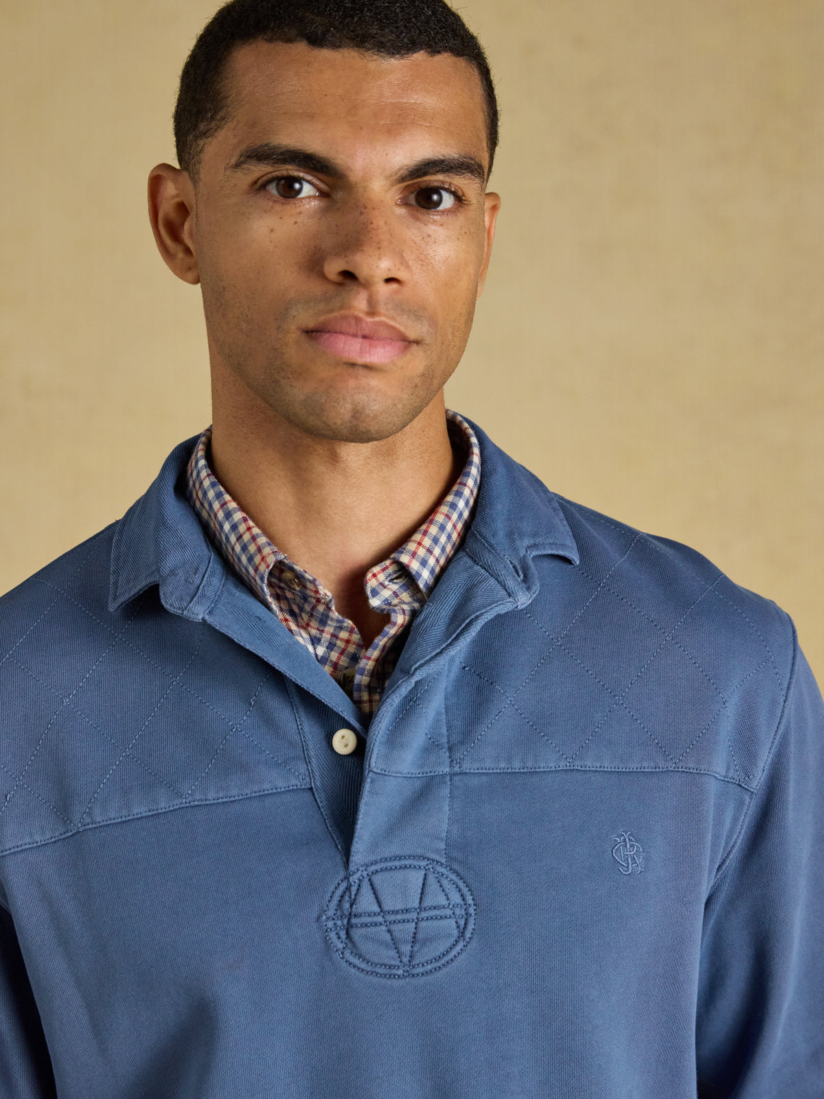 Joules Garment Dyed Loopback Rugby Shirt