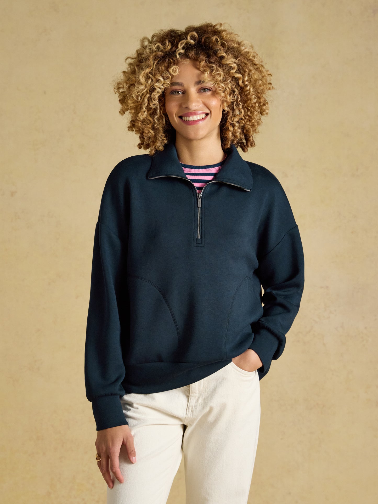 Joules Soft Women's Quarter Zip Sweatshirt