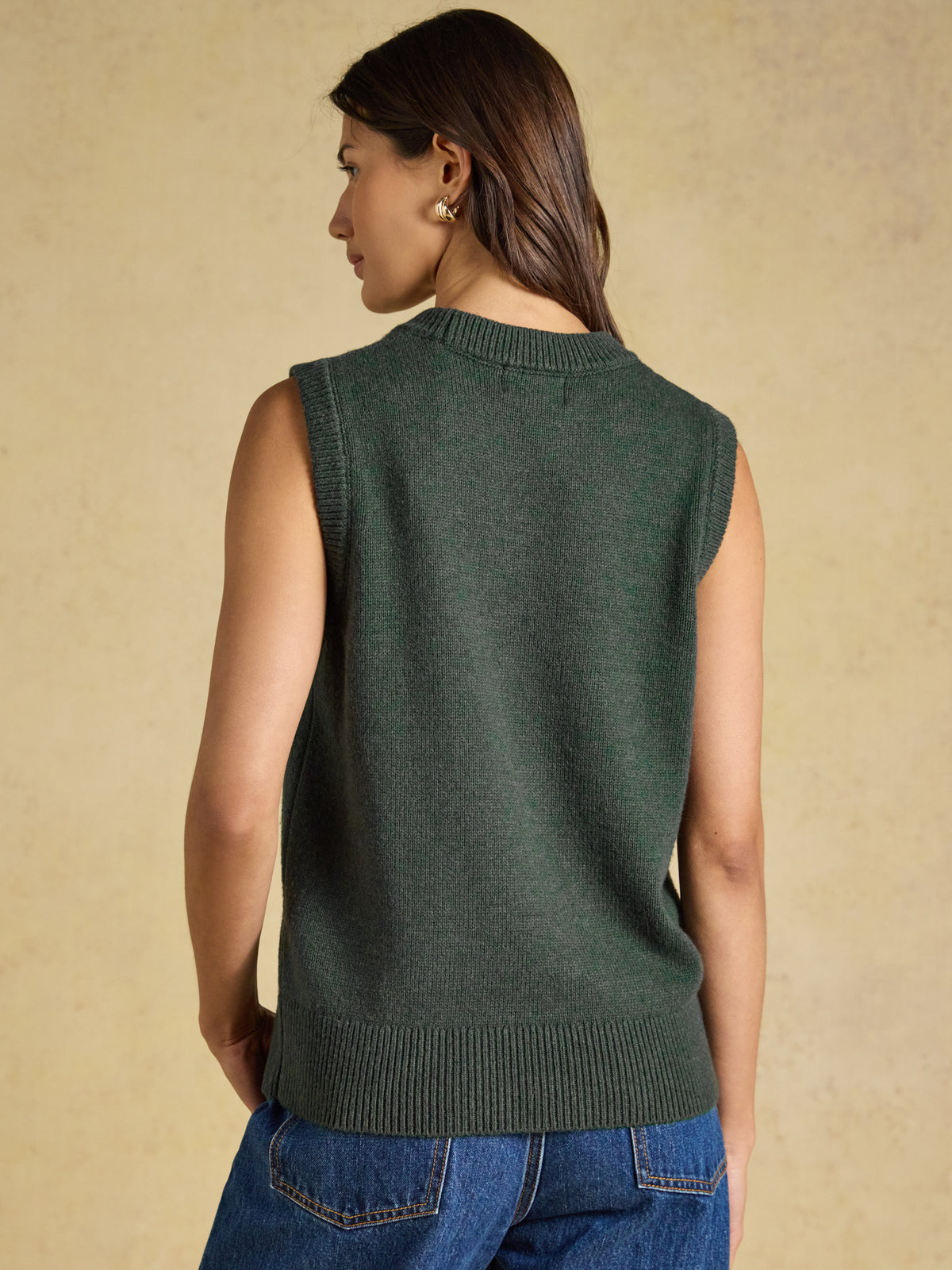 Joules Jonty Fox Crew Neck Knitted Vest