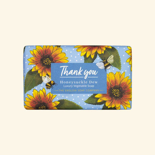 English Soap Company Honeysuckle Dew Thank You Soap