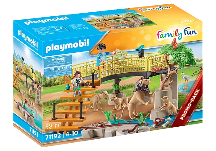 Playmobil Family Fun Lion Enclosure