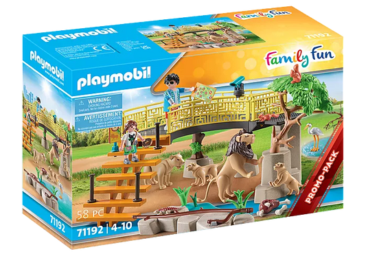 Playmobil Family Fun Lion Enclosure