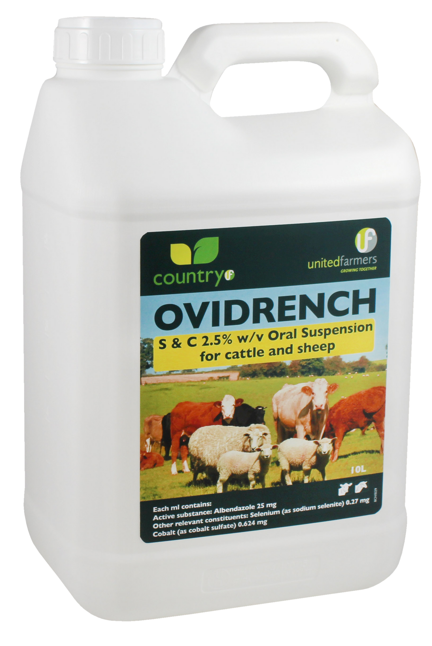 Country UF Ovidrench S&C 2.5% Oral Suspension for Cattle & Sheep