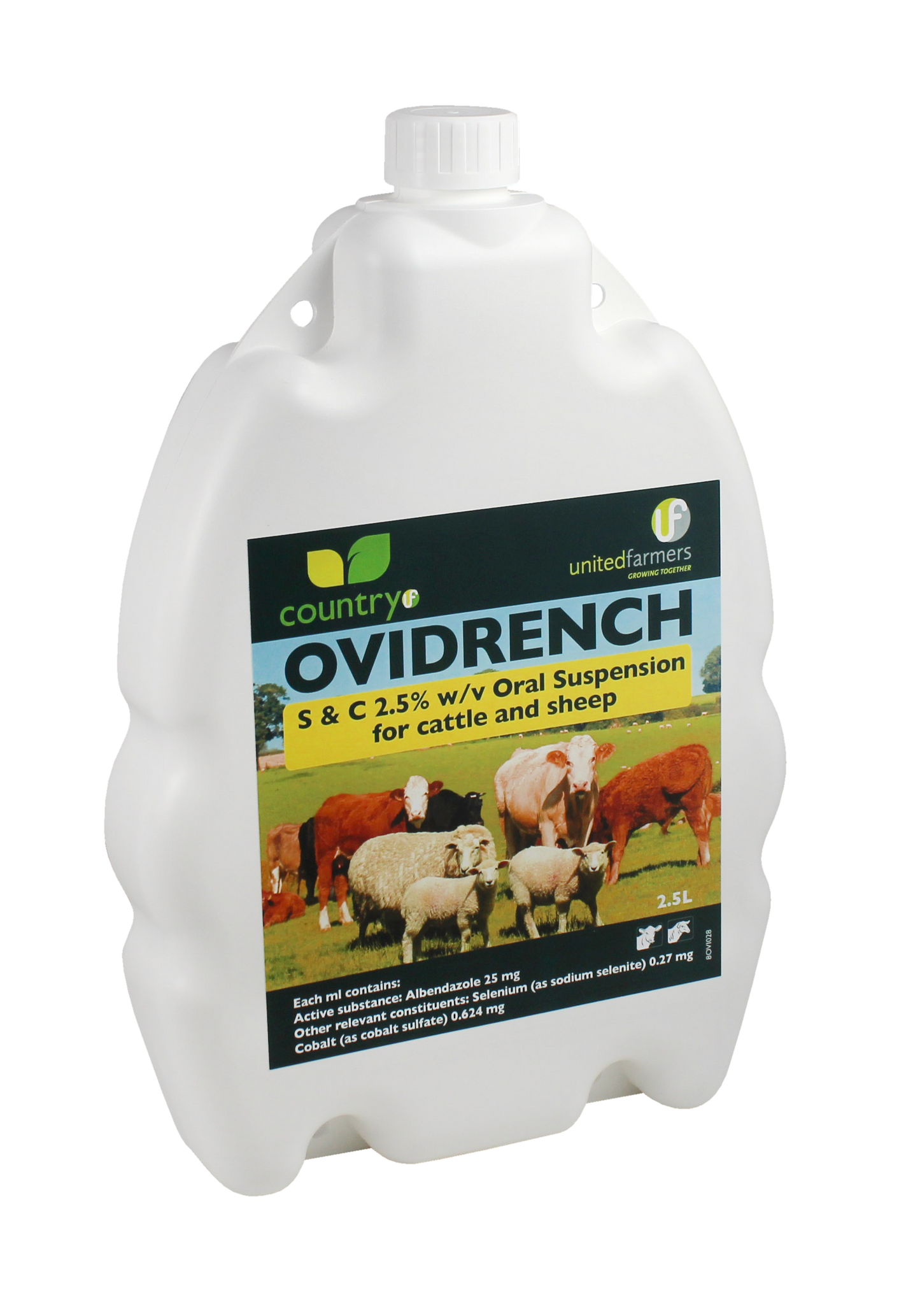 Country UF Ovidrench S&C 2.5% Oral Suspension for Cattle & Sheep