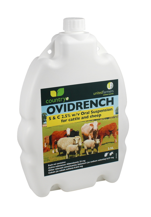 Country UF Ovidrench S&C 2.5% Oral Suspension for Cattle & Sheep