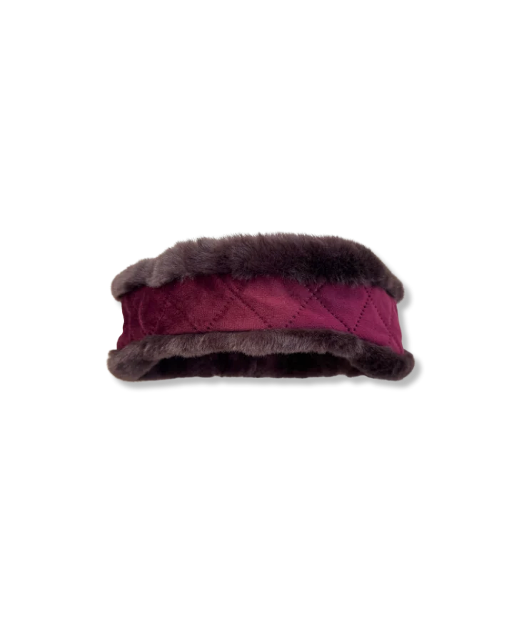 Barkworth Reeve Wilding Reversible Velvet & Faux Fur Headband