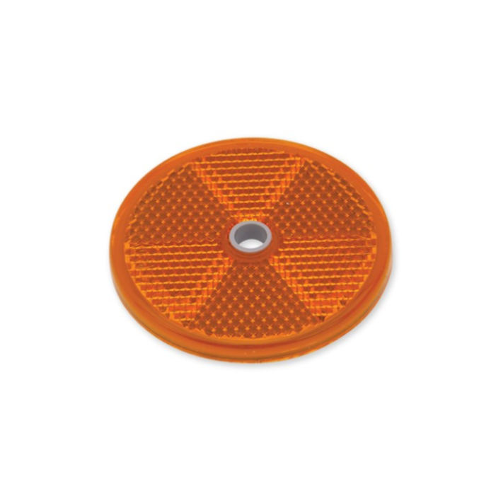 Ifor Williams P1820 Round Amber Side Reflector 60mm