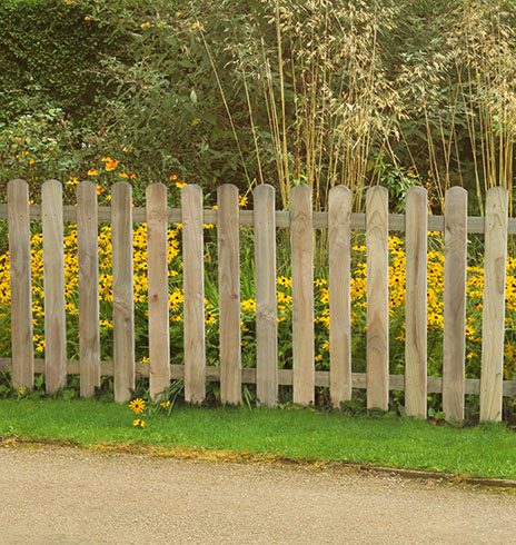 Forest Garden Pressure Treated Heavy Duty Pale Fence Panel