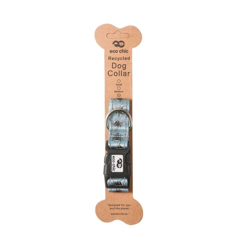 PC02 Blue Bumble Bee Dog Collar 25*450-660mm