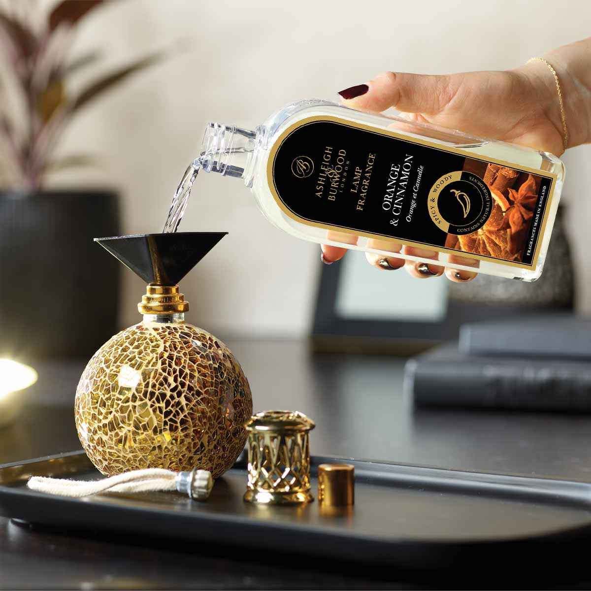 Ashleigh & Burwood - Orange & Cinnamon Lamp Fragrance 500ml
