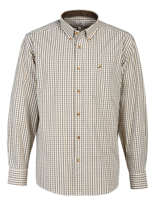 Men's ProHunt Thoury long sleeve country shirt with button-down collar and chest pocket
