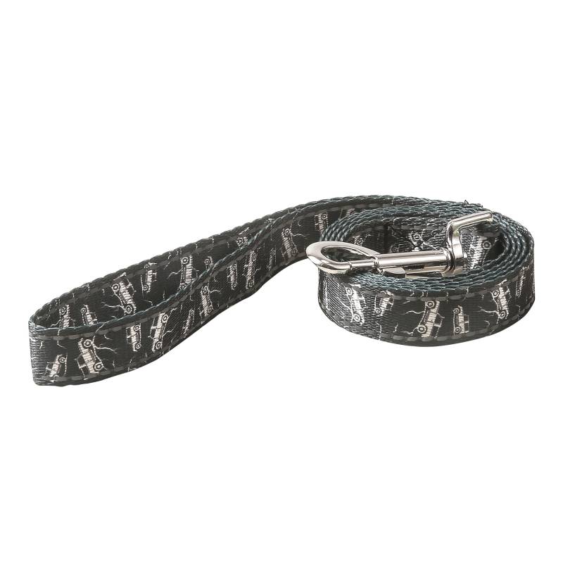 PL01 BlackLandrovers DogLead Medium/Large 120x25mm