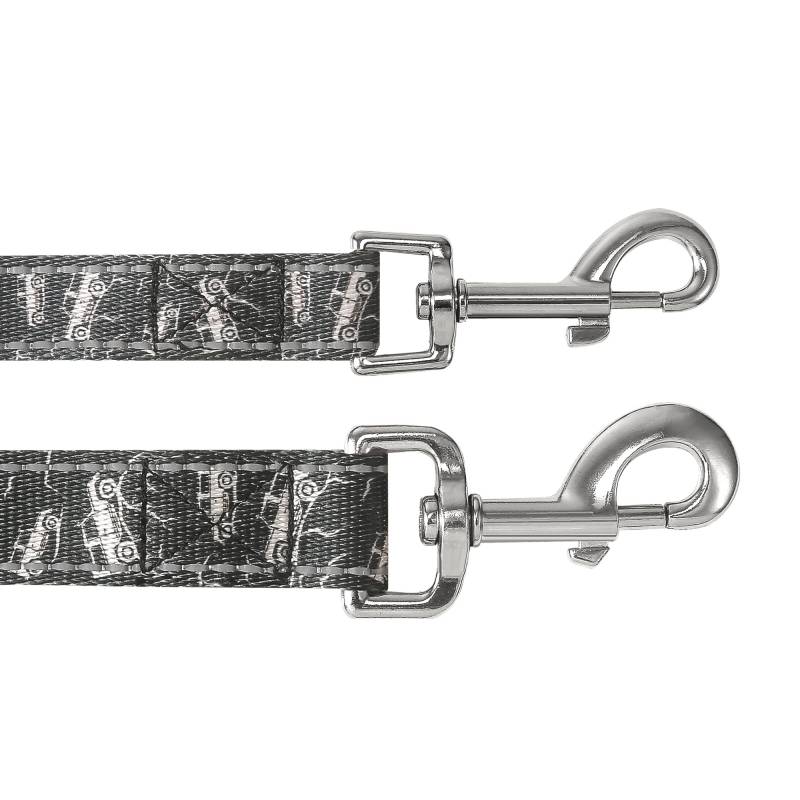 PL01 BlackLandrovers DogLead Medium/Large 120x25mm