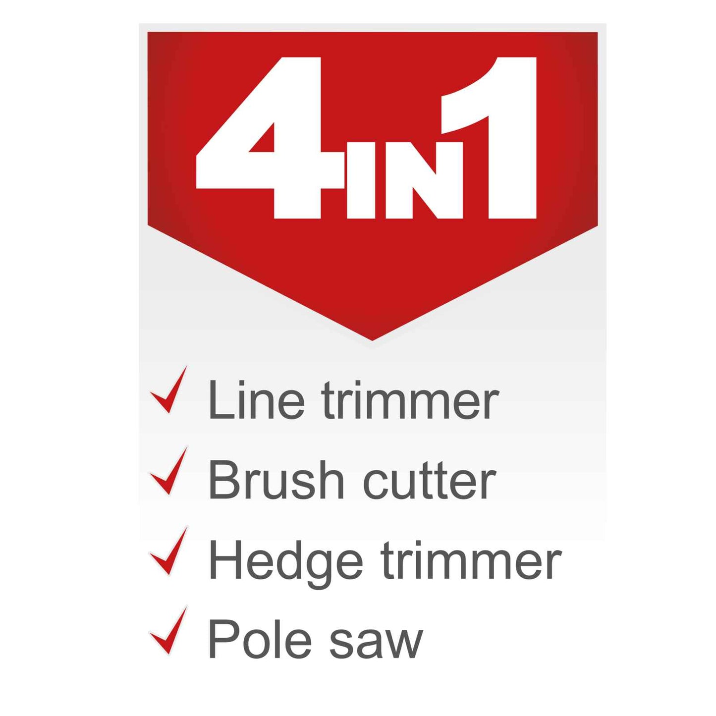 Scheppach PMT520 Petrol 4-in-1 Multifunction Garden Tool 52cc