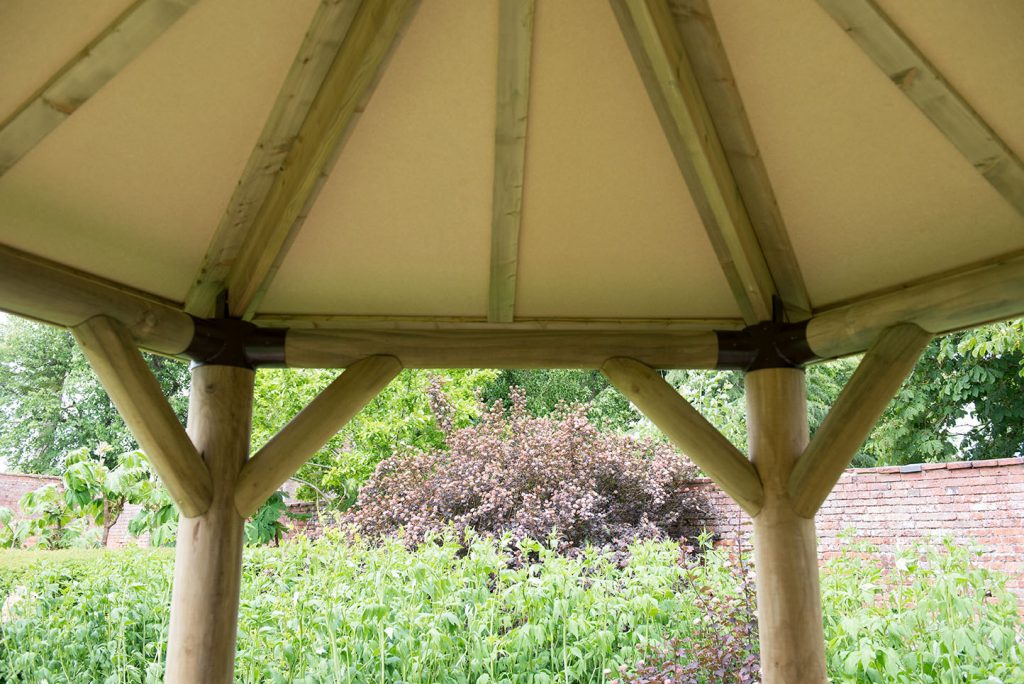 Forest Garden Premium Oval Wooden Gazebo With Cedar Roof
