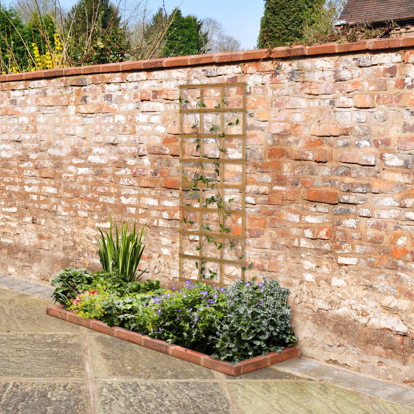 Forest Garden Traditional Square Garden Trellis