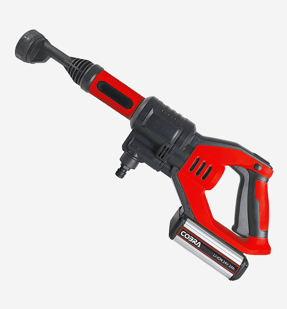 Cobra PW18024V Cordless Pressure Washer with Attachments