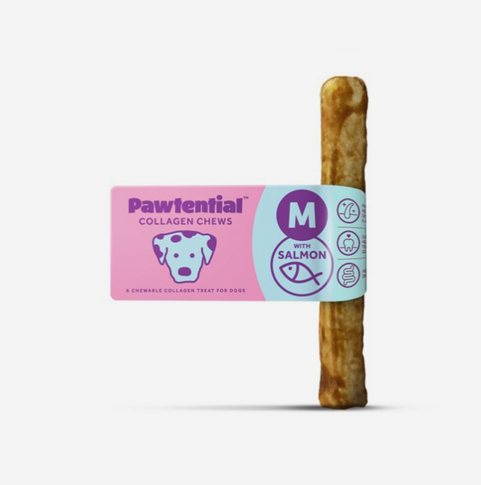Pawtential Collagen Chew Salmon Flavour Medium 70g