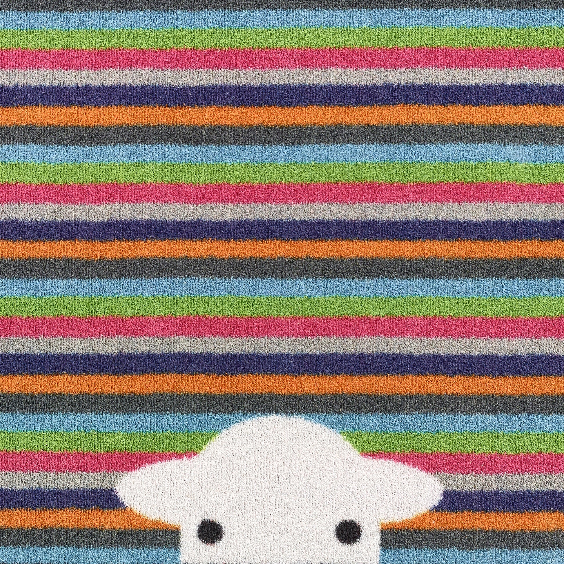 Hug Rug Small Peep Stripe Herdy Door Mat