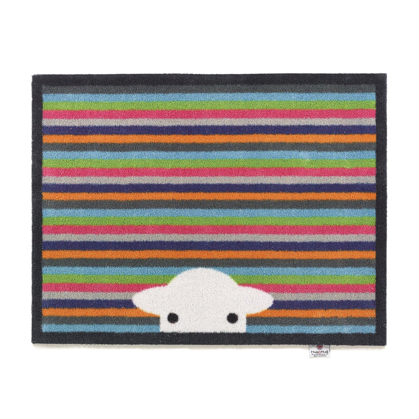 Hug Rug Peep Stripe Herdy Door Mat