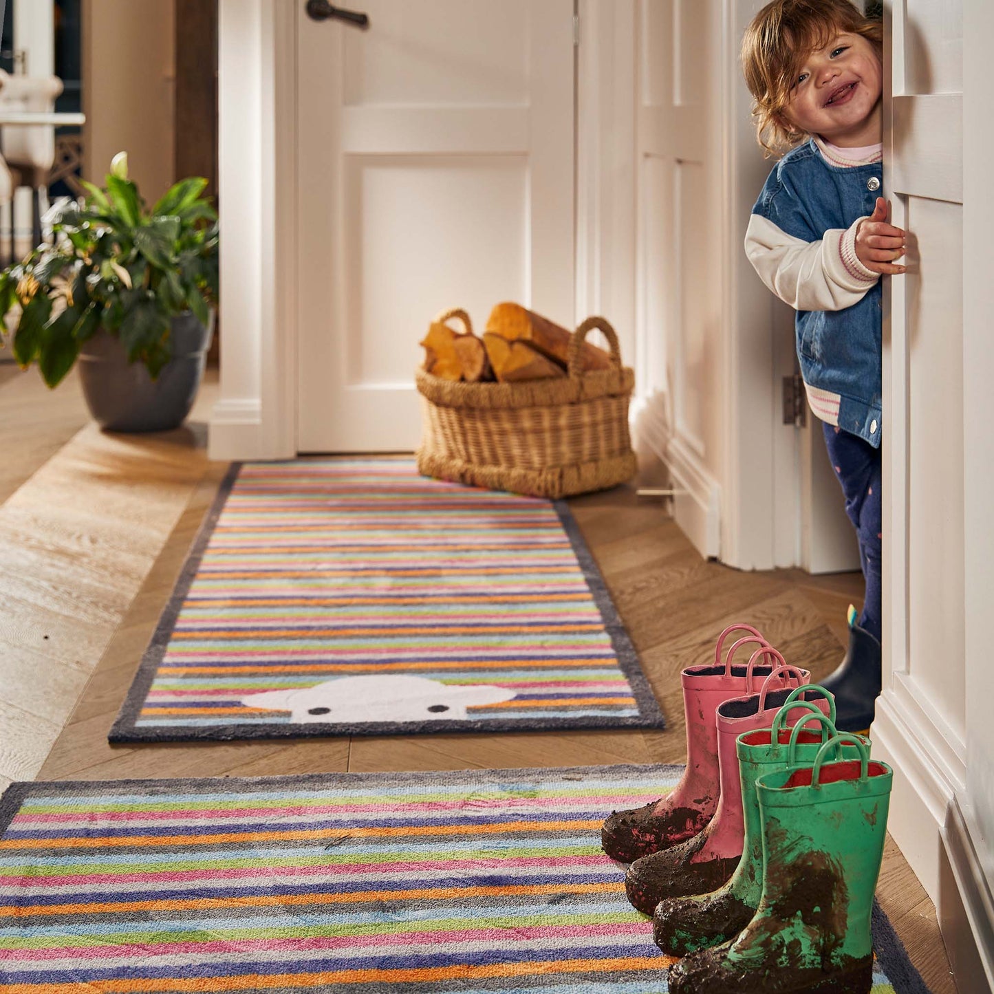 Hug Rug Peep Herdy Runner Mat