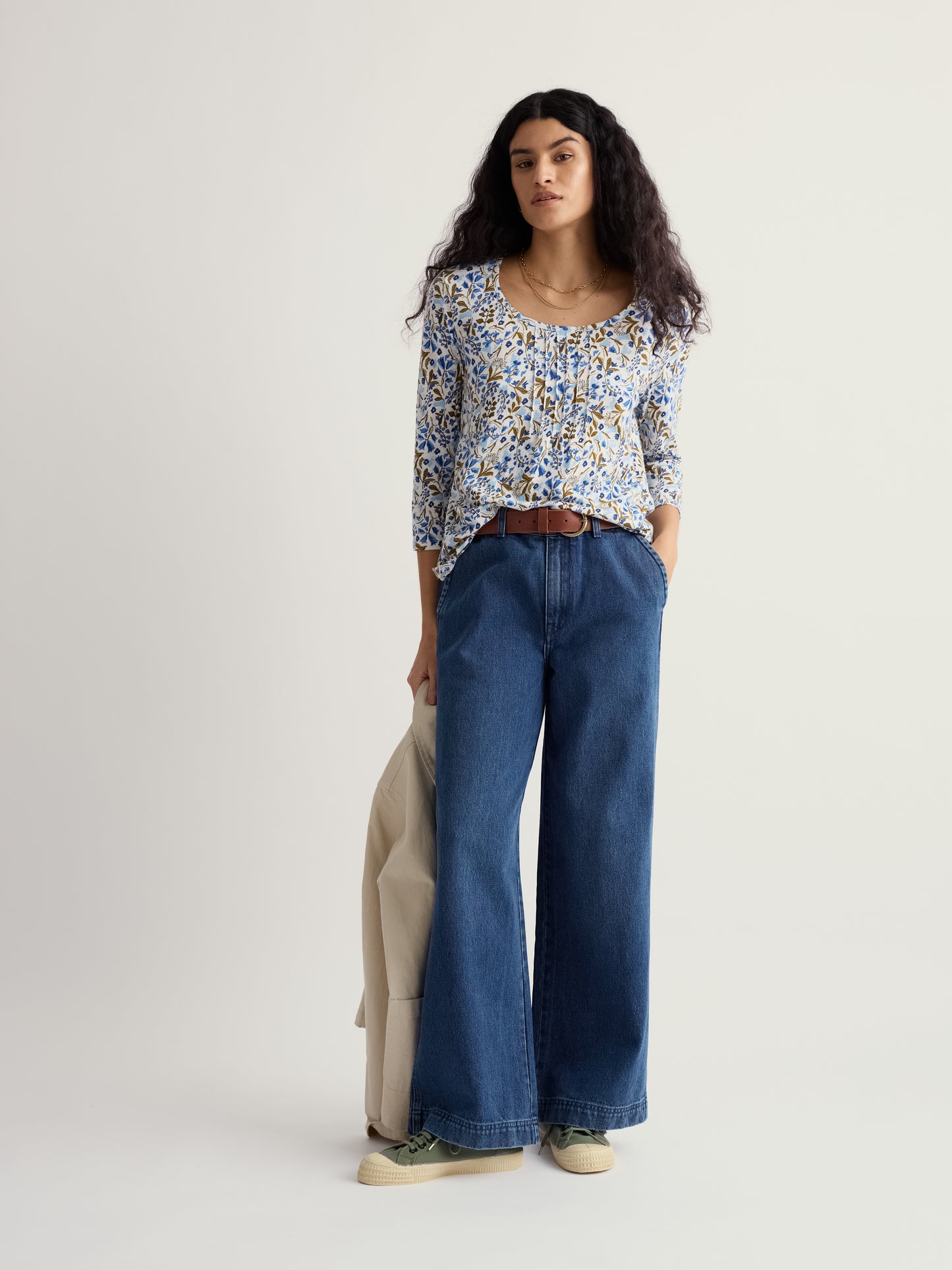 Seasalt Penhollow Organic Cotton Printed Top
